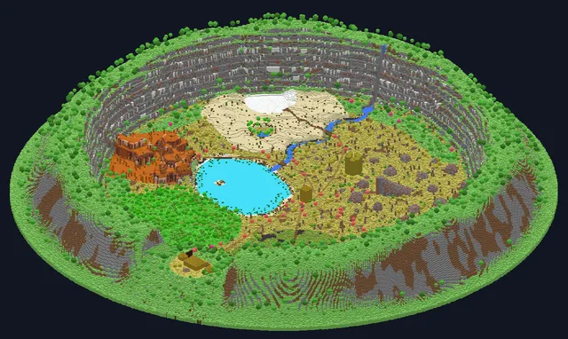 Render of the Safari Zone crater